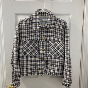 Zara woman’s twill jacket.